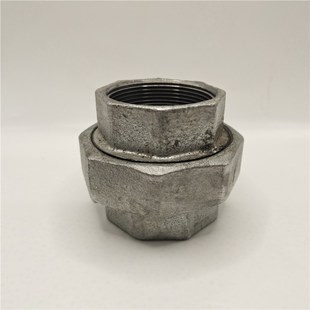 镀锌活接头 镀锌管件 丝扣由任 玛钢管件 DN15 20 25 32 40 50