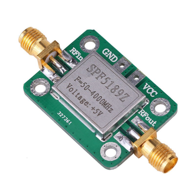 SPF5189 射频 低噪放 放大器 LNA 50-4000MHz NF=0.6dB-带屏蔽壳