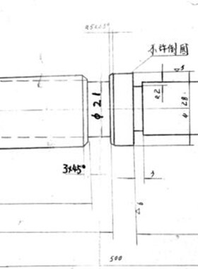 B690液压刨进刀丝杠  5*28的丝杠丝杆螺母L500