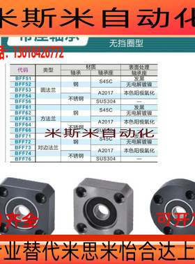 圆法兰 轴承座 标准型 BFF51/52/66-6900ZZ 6000ZZ 6200ZZ 6801ZZ