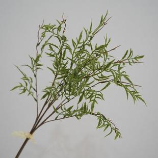 风格 仿真花竹叶芒萁野草科花艺插花软装 陈设家居摆饰中式