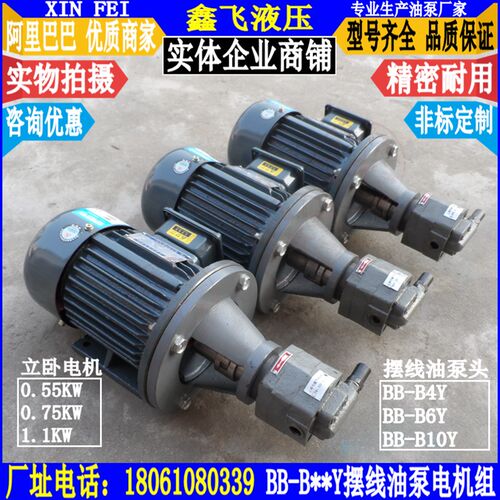 BB-B10YJZ BB-B6YJZ BB-B4YJZ摆线齿轮油泵电机组1 0.55KW 0.75KW