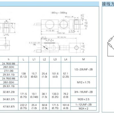 ZEMIC  BM8D 称重传感器高精度测力传感器1吨2吨3吨5吨