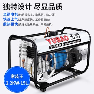 有油空压机皮带式压缩机家装喷漆王充气泵高压木工220V喷漆王打气