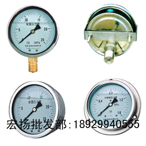 防震压力表 油压表 液压表 抗震压力表 耐震压力表 YN-60-YN-150