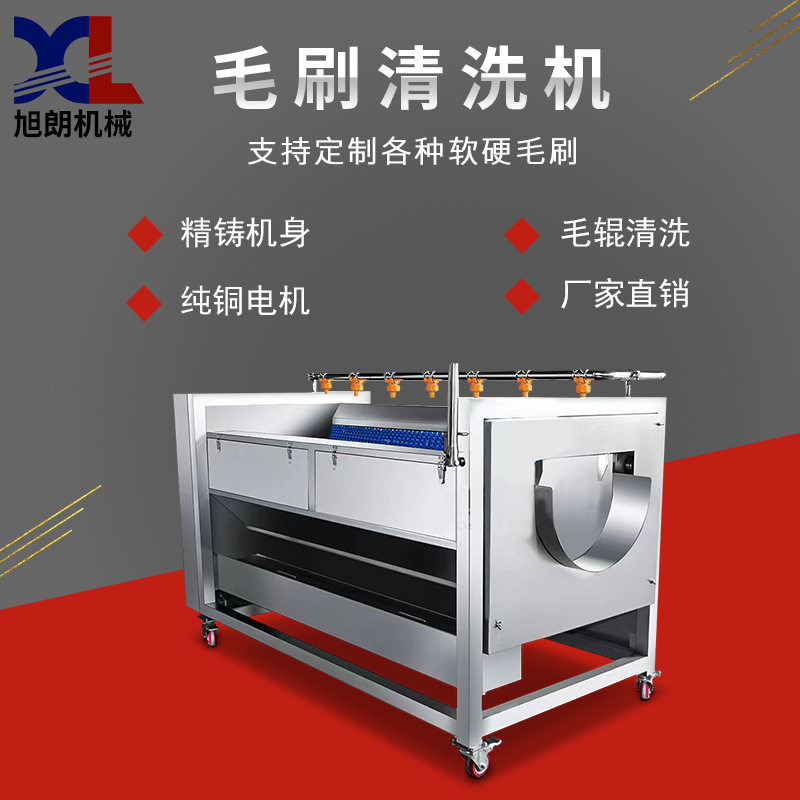 旭朗全自动毛辊果蔬清洗机