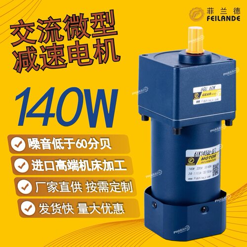 菲兰德140W微型交流齿轮减速电机