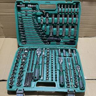 229616件套汽修工具套装维汽车合修组套套筒扳手组工具维修具工修