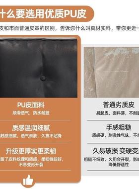 发小户型待出房屋办HIT公室服装店休租息区接双三人黑色皮沙沙发