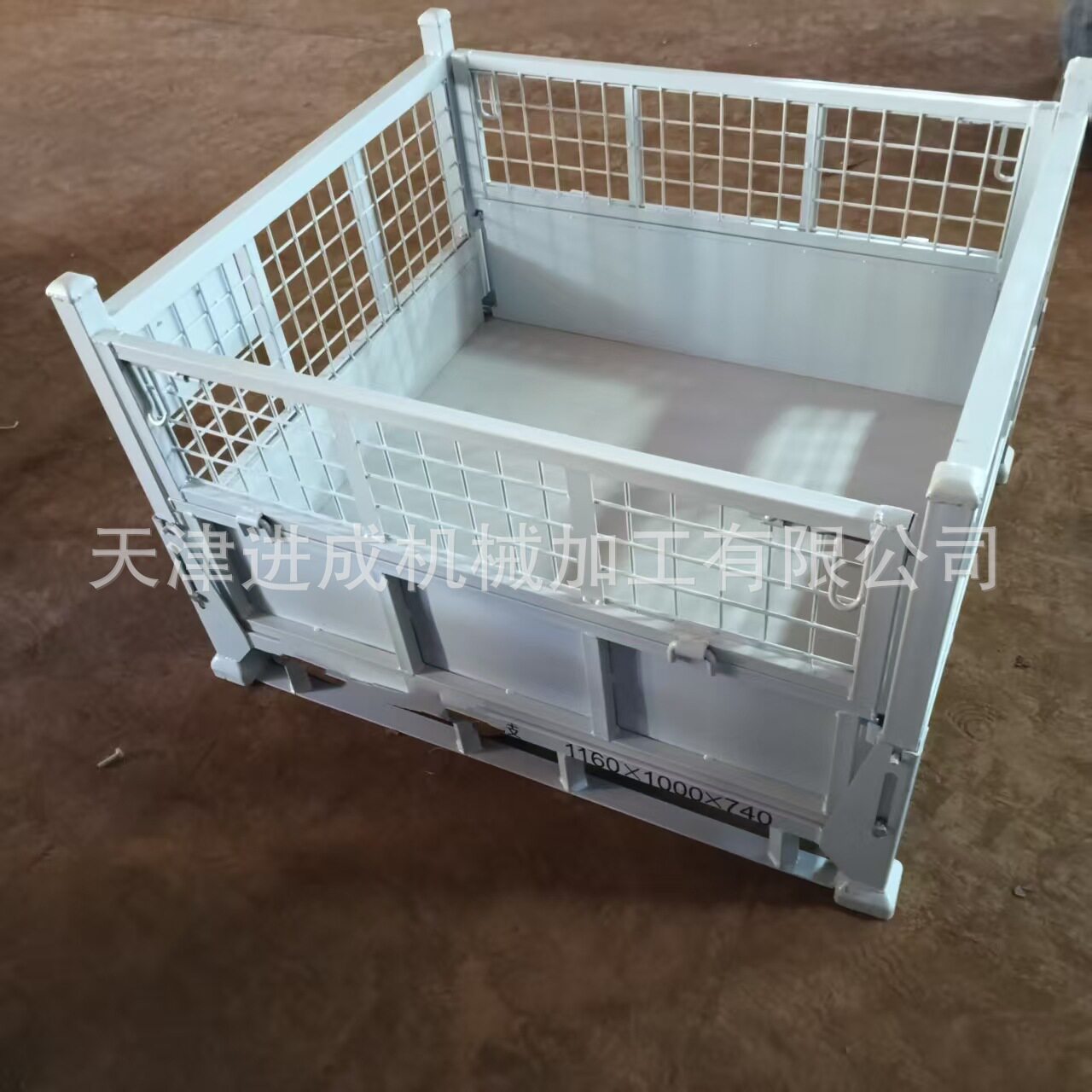 折叠仓储笼网格料箱堆垛架铁框货框物料架货架框周转框零件框铁筐