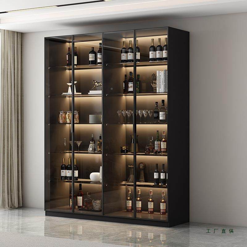 中古风高酒架柜客厅靠墙展示柜子家用玻璃门轻奢档定985制酒2205,美容美体仪器,其它面部美容工具配件,淘宝优惠券,粉丝福利购,淘宝优惠卷