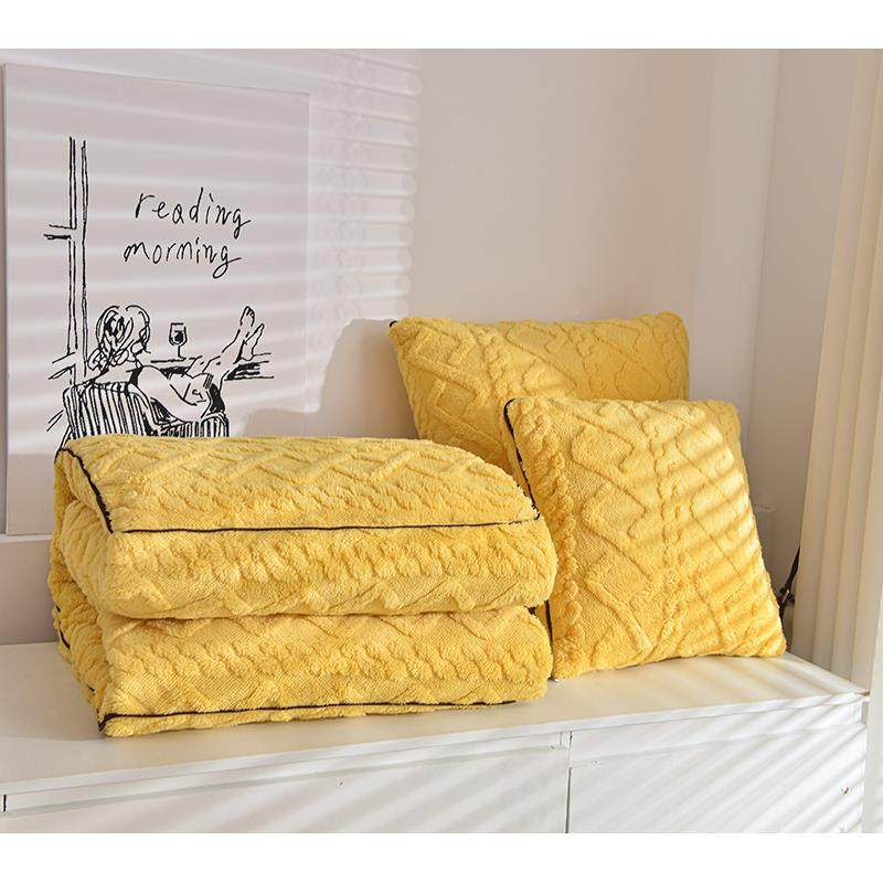 纯色加珊瑚绒双面绒抱枕被子厚汽办F77T6TT7室公午睡毯子车沙发靠,居家布艺,抱枕被,淘宝优惠券,粉丝福利购,淘宝优惠卷