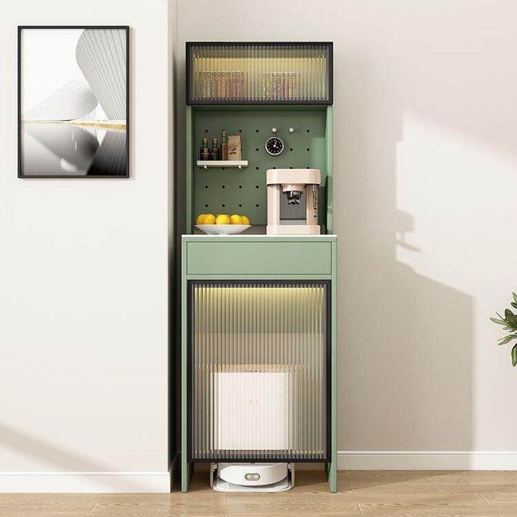 实木扫地机器人收纳柜移物柜伴侣置物柜F979T6MH家政储收纳书柜子