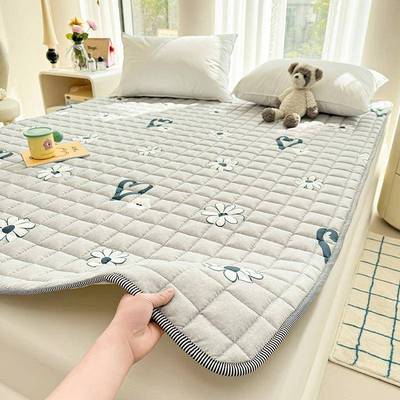 可用机洗保护垫家垫床垫软垫铺床子防滑垫被单人宿舍床褥褥FS7563
