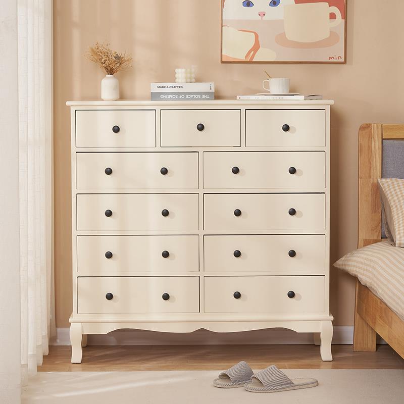 7梳储K九斗柜PWE实木卧室床尾妆台置物柜床头屉收纳柜客厅靠墙物