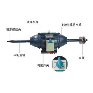 光机工CAB业级立式 调速电动打磨抛光一体机机拉丝不镜锈抛钢面磨