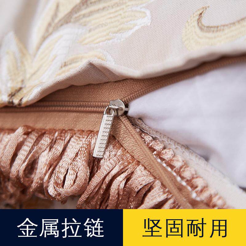 V45O欧式沙发靠枕大F7657868套罩长方形垫号靠背客厅轻奢抱枕靠含