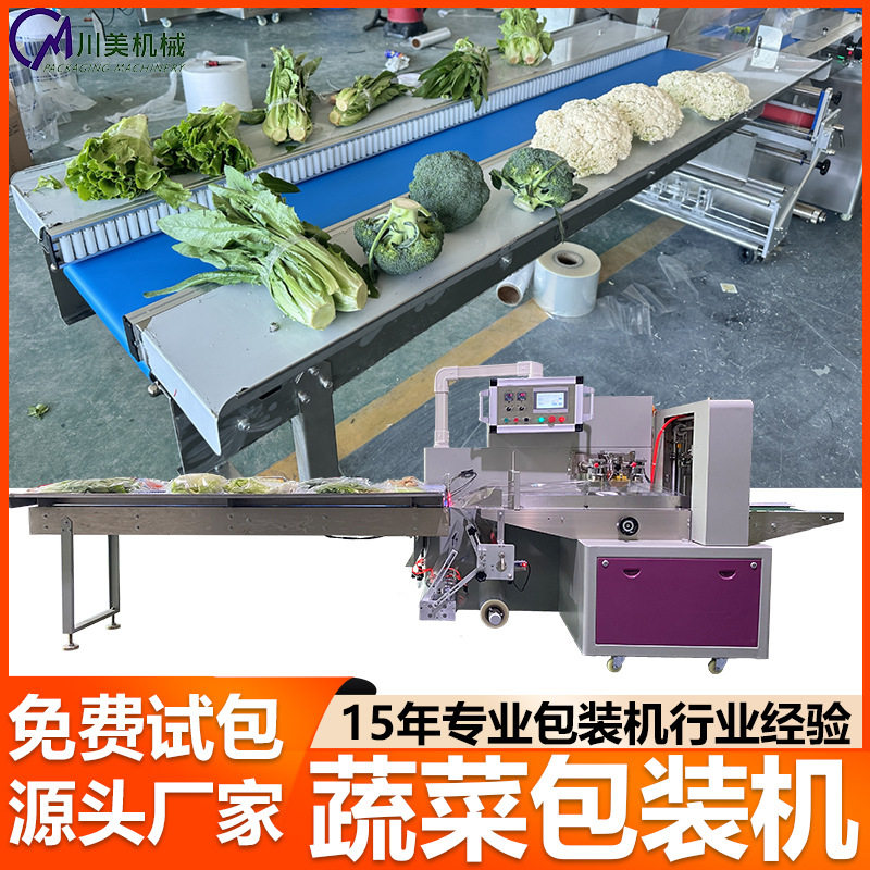 生鲜蔬果全自动枕式包装机