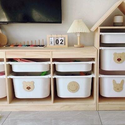 儿童玩组具储收纳柜多功能合置架抽屉62035式幼儿物园超大容量实