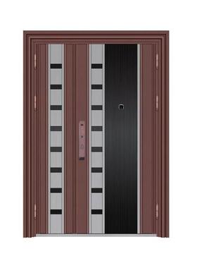 宏新中式不锈钢双开农门雕花别墅大门防火防盗村平盛开辉入CEN户