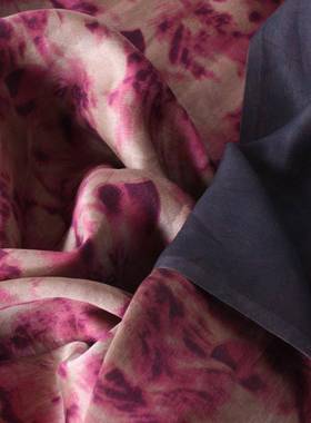 广东NFN顺德真混丝缎香云面纱年中老服装面料可批零剪