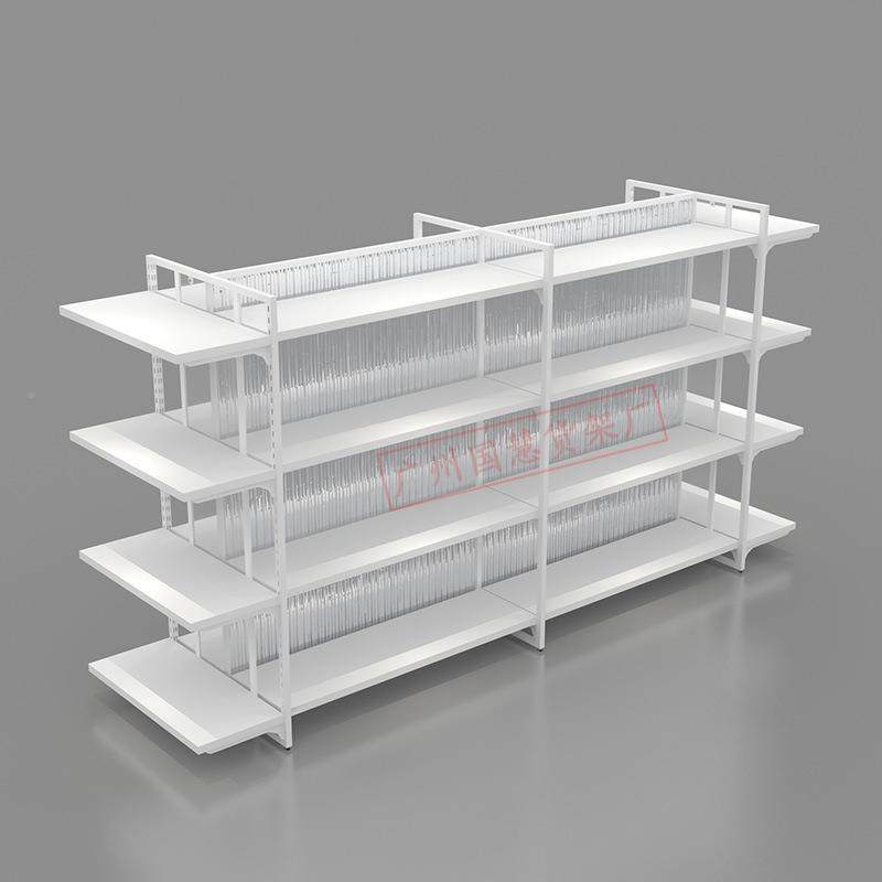白色名创架层板展示架店精品店收文具店宠物货店百货中461岛台展,商业/办公家具,超市货架,淘宝优惠券,粉丝福利购,淘宝优惠卷