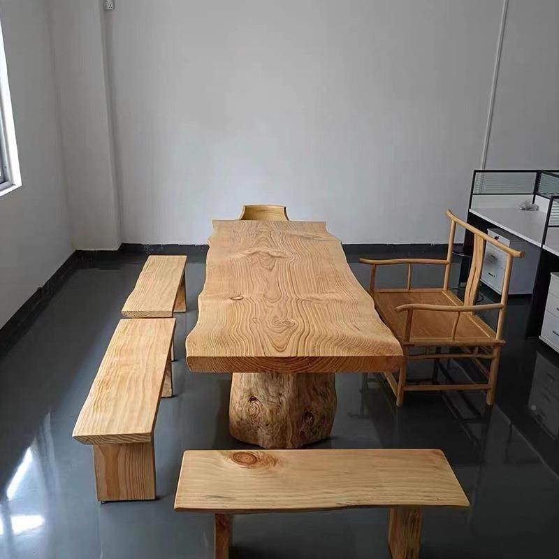实木整板桌木整面张茶台办公接待Y7784茶桌原木长条自桌然边松茶,商业/办公家具,大班台/主管桌,淘宝优惠券,粉丝福利购,淘宝优惠卷