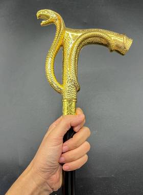 合金明杖权杖英TW023豪伦华武带剑镜蛇手杖服装配件器道具权杖登