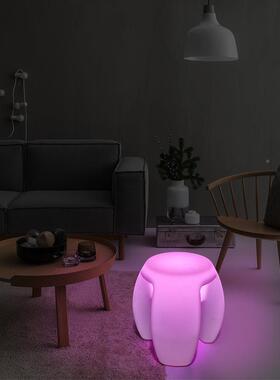 外led防酒吧发光水三角yx-01凳子led户休酒闲ktv吧发光简约创意家