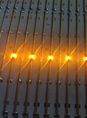 d0603球头黄贴片le灯珠黄色聚光指示用JEQle灯d珠低光衰高光亮黄