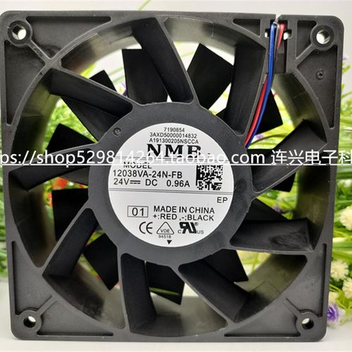 全新NMB 24V风扇12038VA/VE-24N/24P/24R/24M-EM/GUE/BL/FB/FU/GU