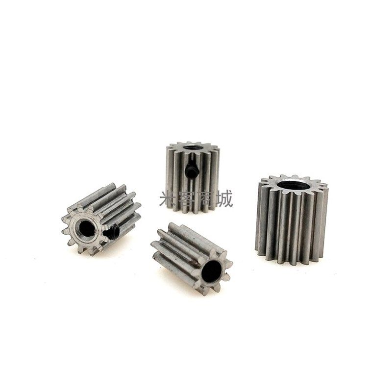 C形0.8模精密圆柱直齿轮传动件模型微型小模数45#钢齿轮0.8m全齿