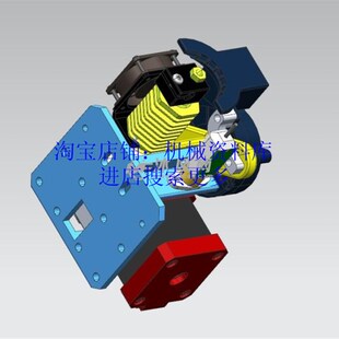 3D打印机喷头step模型三维3D图纸设计参考资料 738
