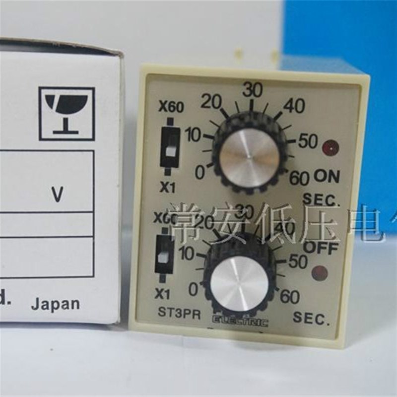旋钮双设定循环时间继电器 ST3PR 60S/60M