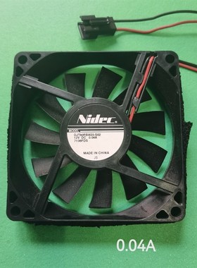 nidec DJT80RBAS5-S02/S01 8cm 8015 12V 0.04A 冰箱内置散热风扇