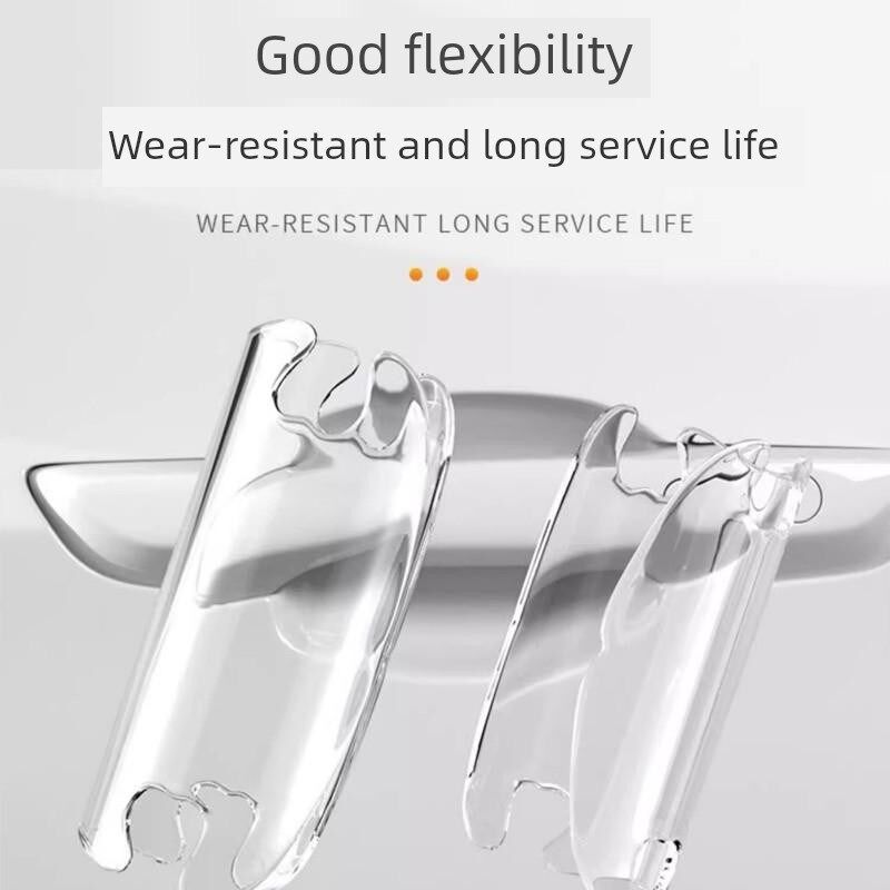 汽车门把手防刮擦贴纸汽o车门把手防撞条汽车门碗保护贴纸透明防