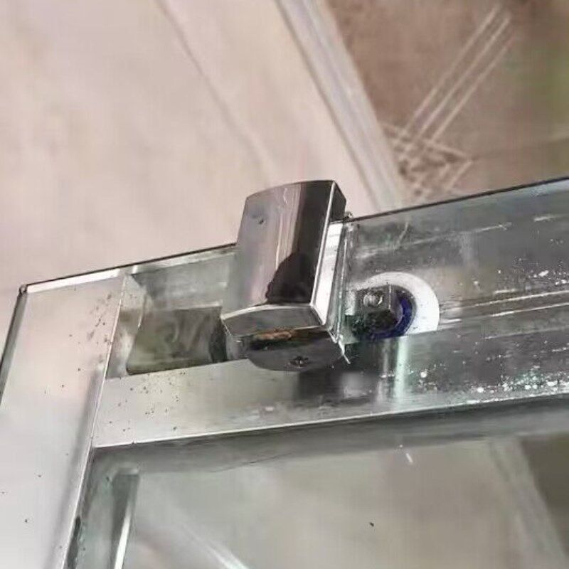玻璃门滑轮圆弧浴室淋浴房吊轨摇摆挂滚轮老式推拉移门弹跳轮配件