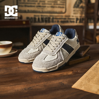 DCSHOES Orvino 复古德训鞋男2026新款春夏真皮男鞋休闲板鞋T头鞋