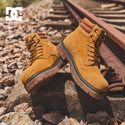 DCSHOES Denver 头层牛皮马丁靴男款高帮26秋季新型大黄靴工装靴