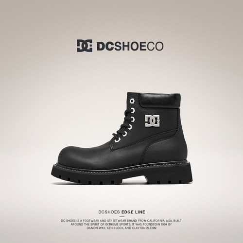 DCSHOES马丁靴男款德比机车靴
