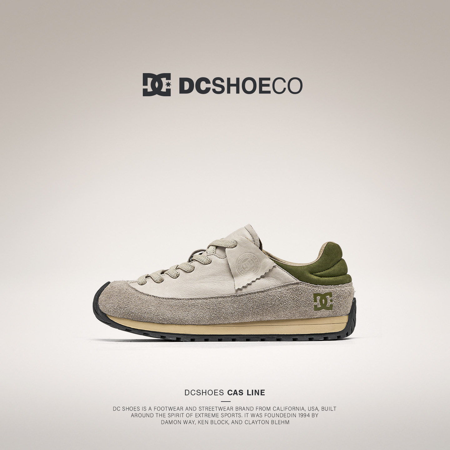 DCSHOES Moab 山系户外休闲鞋男鞋2026春夏新款真皮阿甘鞋运动鞋