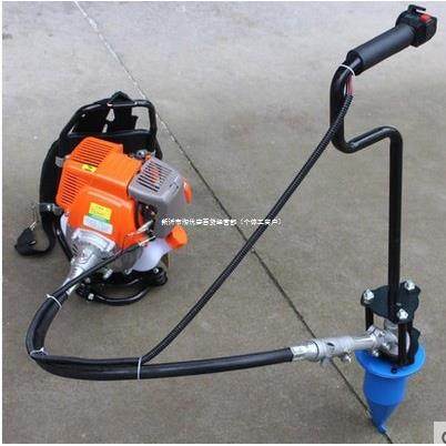 机新款烟种植割草机动力烟叶打洞机背负四冲程割CRJ草烟地打机草