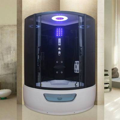 家用整体淋浴房带浴缸高盆弧扇形冲浪蒸汽房洗浴双人泡澡洗澡间