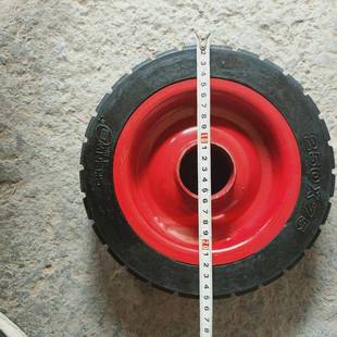 向轮工地电动全三轮车灰斗车件大CMC翻万斗车专用转向轮耐磨实配