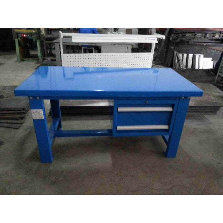 型钳工工作台具装配审台车间维修模桌gzt-01钢板模飞模台重型钢板