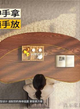 纯极实木茶几客厅用小户型新家双层带抽款屉轻奢HYB简小茶桌茶台