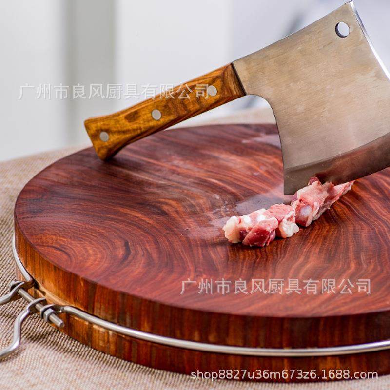 州蚬木砧板铁防木菜板案板店实木占板YCT家用越南整木酒霉圆形包