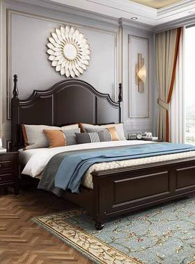 式奢实轻木床双人床1.8米卧现代简54380约1.5米白色公主床主美储