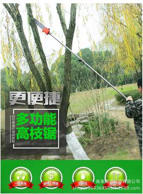 园木林绿化管理高枝剪多ZXU能汽油高功锯枝苗高树打枝机