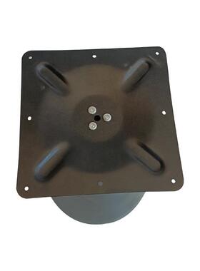 现代休烤桌闲洽谈桌黑色铁艺漆锥谈桶桌脚休闲锥形底TPM座洽桌子